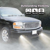 G-PLUS Bumper Fog Lights Compatible With GMC Sierra 1500 2500 3500 2003-2006 Pickup Clear Driving Fog Lamps W/o Wiring Kit Left+Right Side
