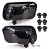 G-PLUS Front Bumper Fog Light Compatible with Dodge Ram 1500 2500 3500 2011-2012/Fit Dodge Ram 2500 3500 2010/Fit Dodge Ram 1500 2009-2010 Smoke Lens 55372734AB 55372735AB