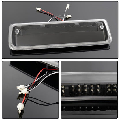 G-PLUS LED 3rd Brake Light, Compatible with Ford F150 Lobo 2004-2008/ Ford Explorer 2007-2010 Rear Third High Mount Stop Tail Lamps(Clear Lens Black Housing)