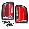 G-PLUS LED Tail Light Lamp w/Bulbs Pair Compatible with GMC Sierra 1500 2016-2018/Fit GMC Denali 1500 2016-2018/Fit GMC Sierra 1500 Limited 2019, Luces Traseras Rear Brake Lamps Assembly