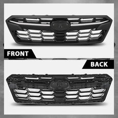 G-PLUS Front Bumper Grille Compatible with Subaru Crosstrek 2018-2020 Black Chrome Product Image