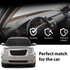 G-PLUS Defrost Dash Cover Compatible with 2007-2013 Chevy Silverado GMC Sierra/ 2007-2014 Chevy Tahoe Avalanche Suburban GMC Yukon XL Denali Brown