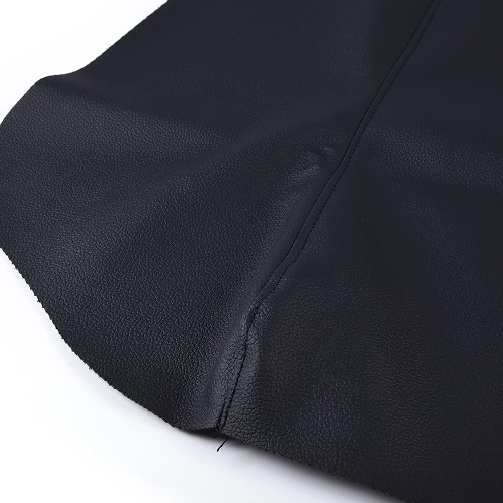 G-PLUS Leather Seat Cover Compatible with Polaris Sportsman 400 500 600 700 1996-2004 Standard ATV Seat Protector Replacement Black