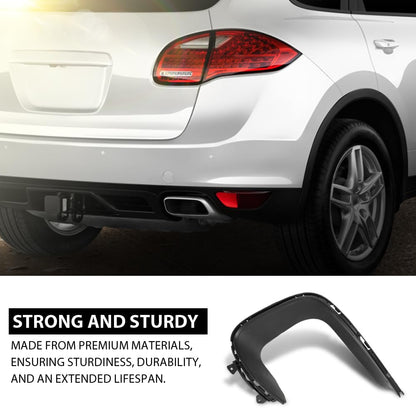 G-PLUS Rear Right Bumper Trim, Compatible with Porsche Cayenne 2011-2014, Passenger Side, 958505838009B9, PO1183101