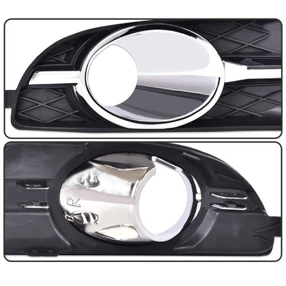 G-PLUS Front Bumper Fog Lights + Cover Trim Compatible with Buick LaCrosse 2010 2011 2012 2013 Driver & Passenger Side Fog Lamps Clear lens RW1345