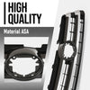 G-PLUS Front Bumper Upper Grille Compatible with Toyota Highlander 2017 2018 2019 531010E230 Chrome Black