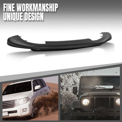 G-PLUS Air Dam Deflector Lower Valance Apron Front Compatible with Porsche Macan (submodel: Base, S) 2019 2020 2021 95B807061M1E0, PO1093109 Black