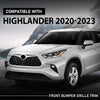 G-PLUS Replacement Grille Cover Front Bumper Grille Trim Molding Compatible with Toyota Highlander 2020-2023 TO1217102, 527110E900