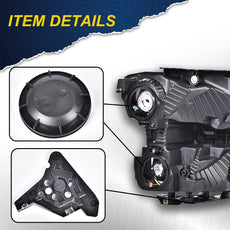 G-PLUS Headlights for Ford F150 2015-2017 Clear Lens Chrome Housing Product Features