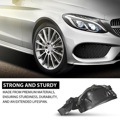 G-PLUS Rear Right Fender Liner Inner Assembly, Compatible with 2015-2017 Benz C300/ 2017 C43 AMG/ 2016-2017 Benz C63, Passenger Side, 205691280064, MB1249192