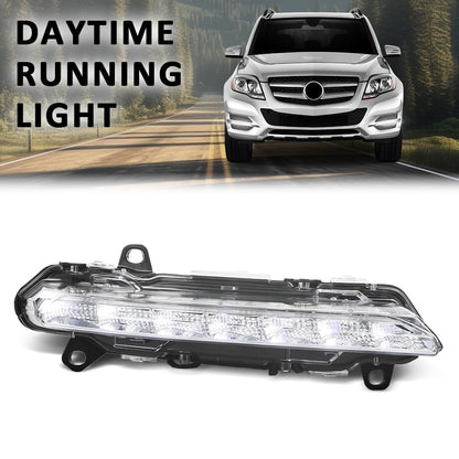G-PLUS LED Right Fog Light DRL Daytime Running Lamps, Compatible with W204 X204 W216 W218 W221 W251 2008-2014, RH Passengerr Side, 2218201856, A2218201856