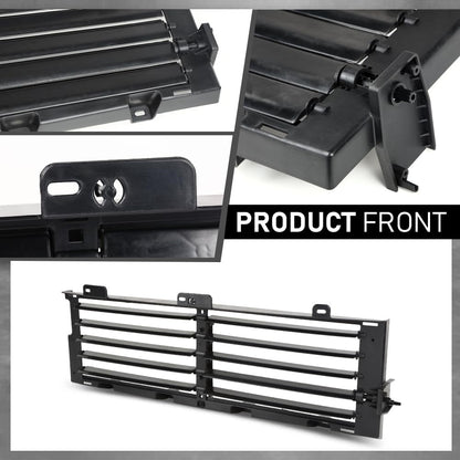 G-PLUS Lower Radiator Shutter Grille Assembly Compatible with Land Rover Discovery Sport 2020-2023,Fit Land Rover Range Rover Evoque 2020-2023