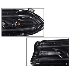 G-PLUS Headlight for Dodge Charger 2015-2021 Black Housing Left Side Product Features