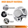 G-PLUS 7" Center Caps with 5-Lug Steel Wheel Chrome 2 PCS Compatible with Ford F150 Expedition 1997-2003 Wheel Hub Caps Rim Cover