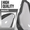 G-PLUS Headlight Lens Cover Compatible with Benz E-Class W207 C207 2014 2015 2016 Left & Right Front Headlamp Lens Cover Clear