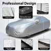 Heavy-Duty Car Cover Waterproof All Weather for Universal Sedan, Outdoor Rain Sun Snow UV Protection, Indoor Dust and Scratch Resistant 3L+ (189 * 71 * 59 inch)