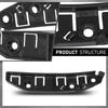 G-PLUS Front Bumper Bracket Support Left Side Compatible with Tesla Model 3 2017-2023 1084181-00-F, 108418100F, 1084181 Black