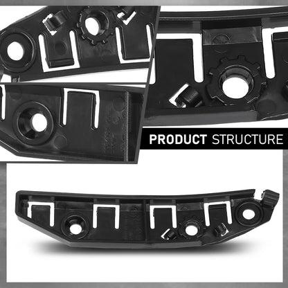 G-PLUS Front Bumper Bracket Support Left Side Compatible with Tesla Model 3 2017-2023 1084181-00-F, 108418100F, 1084181 Black