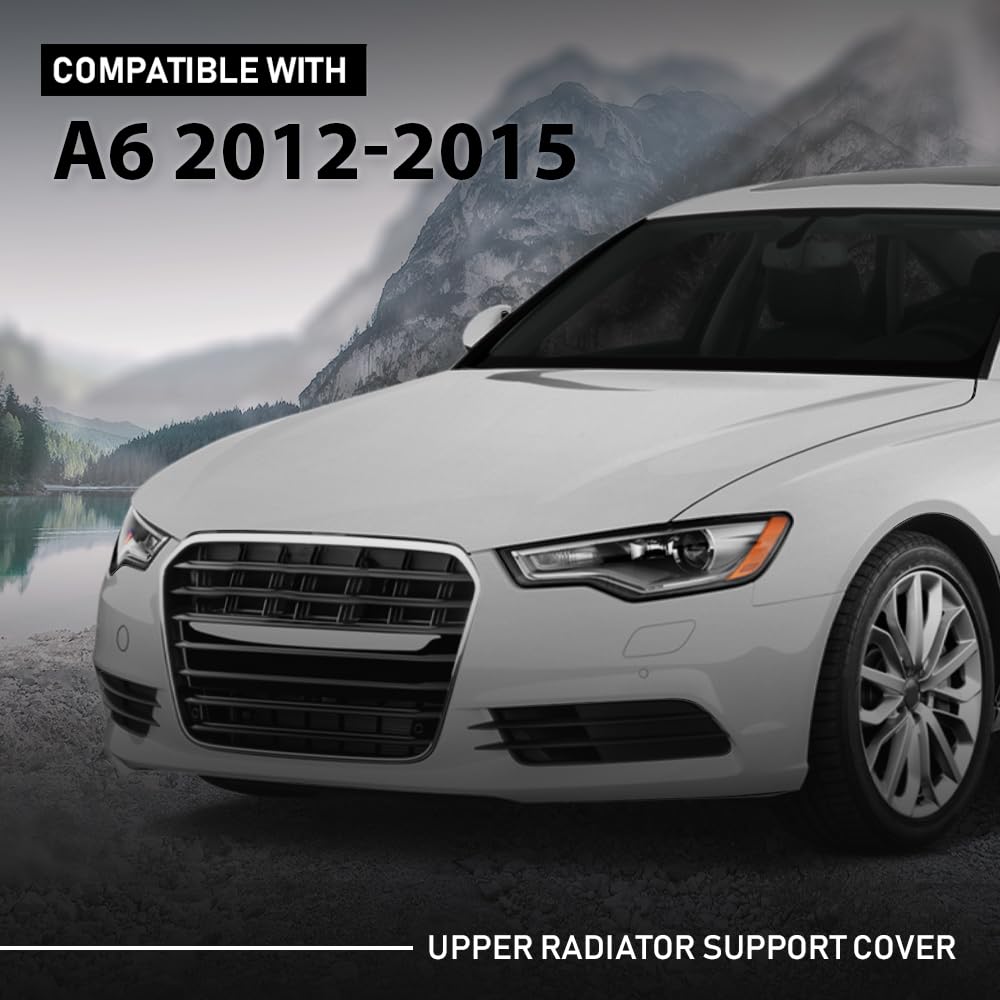 G-PLUS Upper Radiator Support Cover, Compatible with Audi A6 2012-2015, 4G0807081