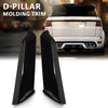 G-PLUS Rear Outside D Pillar Finish Molding Trim Compatible with Range Rover L405 2013-2021 2pcs Glossy Black