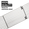 G-PLUS Upper Chrome Billet Grille Grill Insert Compatible with Chevy Blazer 1991-1994 / Chevy S10 1991-1993 Phantom Grille C85232A Silver