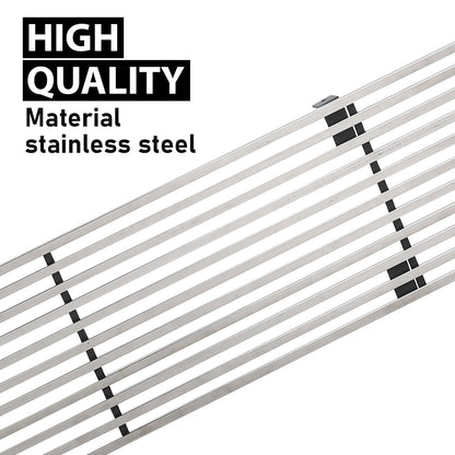 G-PLUS Upper Chrome Billet Grille Grill Insert Compatible with Chevy Blazer 1991-1994 / Chevy S10 1991-1993 Phantom Grille C85232A Silver