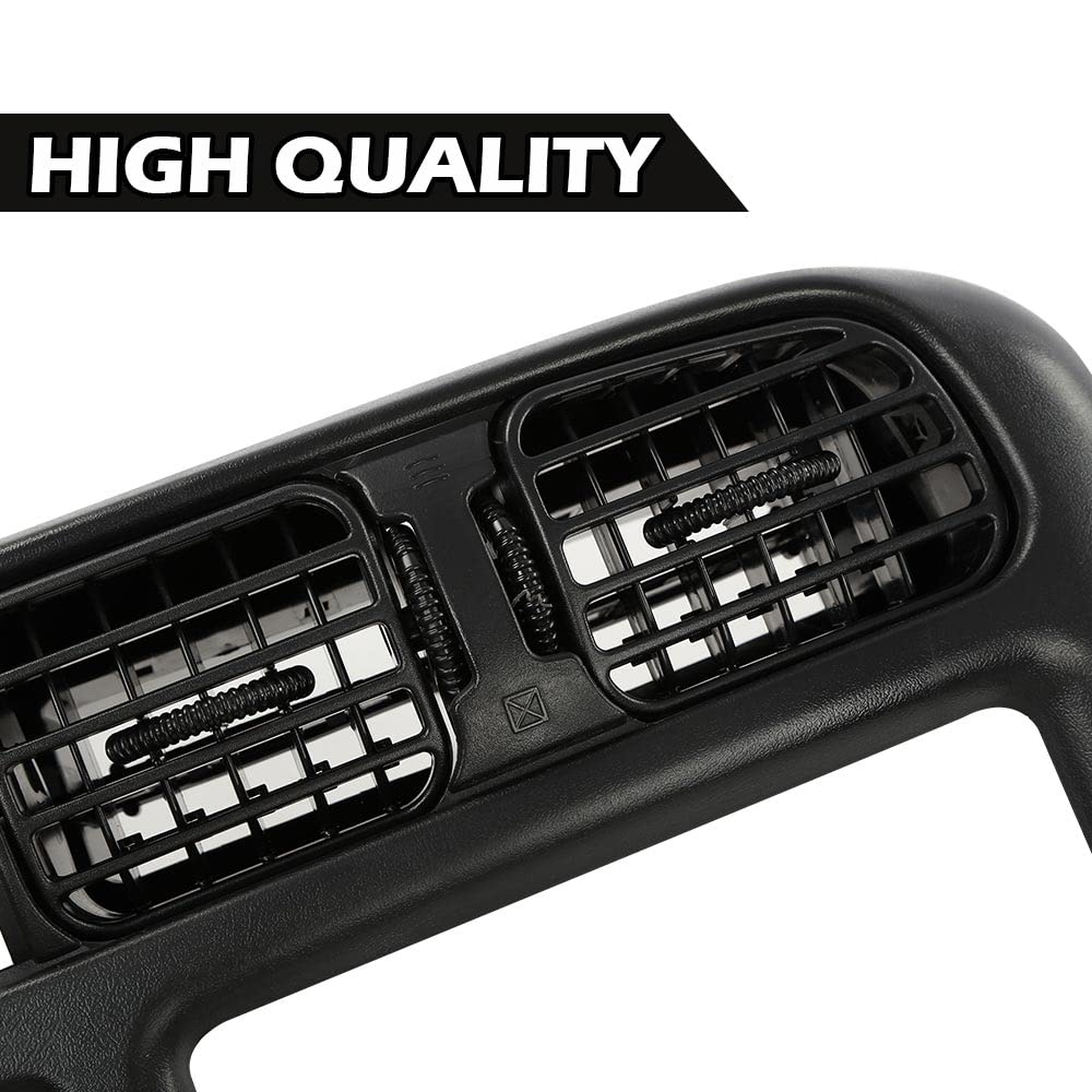 G-PLUS Dashboard Cover Single Din Compatible with Chevy Blazer S10/GMC Jimmy Sonoma 1998-2004 Dash Trim Bezel Cover (Black)