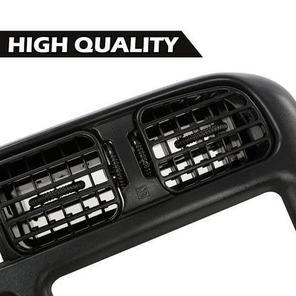 G-PLUS Dashboard Cover Single Din Compatible with Chevy Blazer S10/GMC Jimmy Sonoma 1998-2004 Dash Trim Bezel Cover (Black)