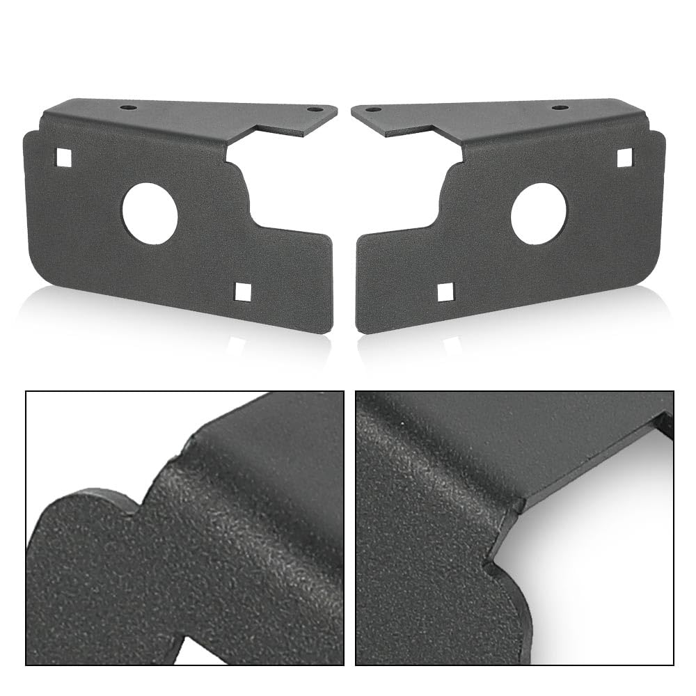 G-PLUS Fog Light Mounting Bracket & Screws Compatible with Chevy Silverado 1500 2007-2013/ Compatible with Chevy Silverado 2500 3500 2007-2014