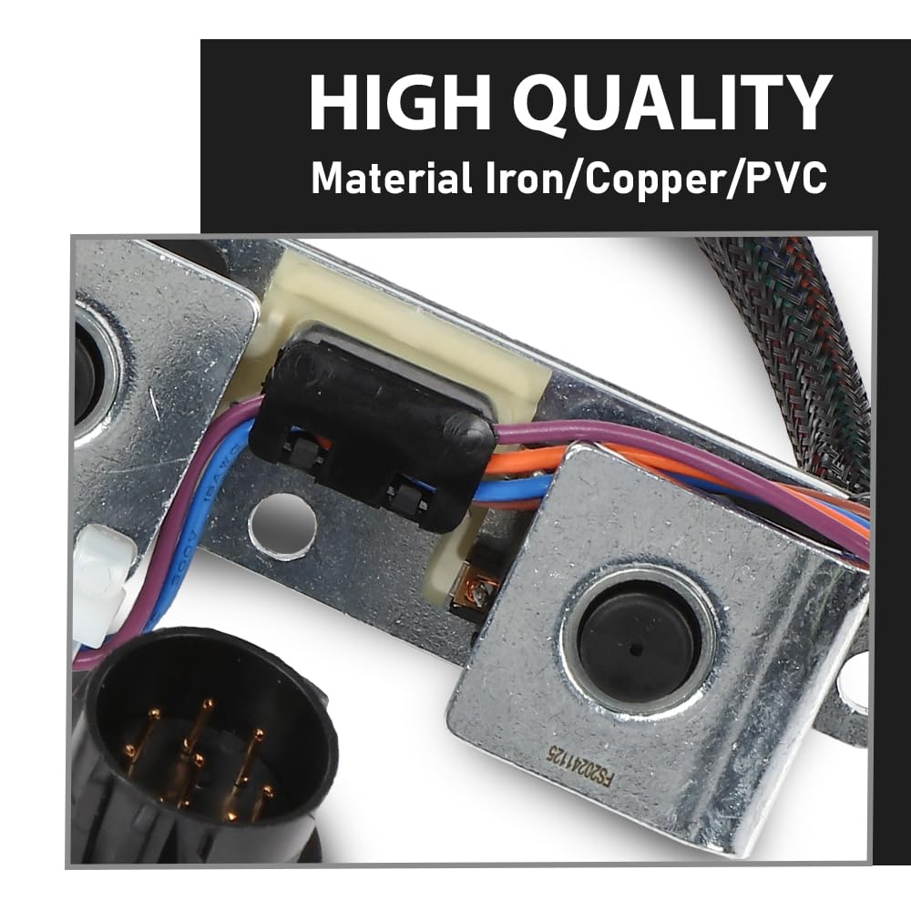 G-PLUS Transmissions Solenoid Lock-up TCC Overdrive w/Harness Compatible with All A500 & A518 Transmissions 1996-1999 Round Plug 8 Pin 12420B JF011E RE0F10A F1CJA