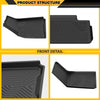Cargo Liners Fit Tesla Model Y 2020-2024 5-SEAT (NOT for 7-SEAT) All Weather Cargo Liner Waterproof 1st & 2nd & 3rd Row 9PCS TPE