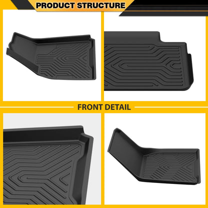 Cargo Liners Fit Tesla Model Y 2020-2024 5-SEAT (NOT for 7-SEAT) All Weather Cargo Liner Waterproof 1st & 2nd & 3rd Row 9PCS TPE