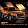 G-PLUS Out-Channel Window Vent Visor Deflectors Tape-On Side Rain Guards Compatible with Hyundai Tucson SE SEL Value Limited Sport Ultimate 2016-2021 4PCS Smoky