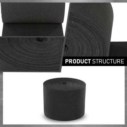 G-PLUS 12" x 100ft Ribbed Bunk Carpet Marine Boat Trailer Runners Outdoor Fit for Boat Trailer Runners Black