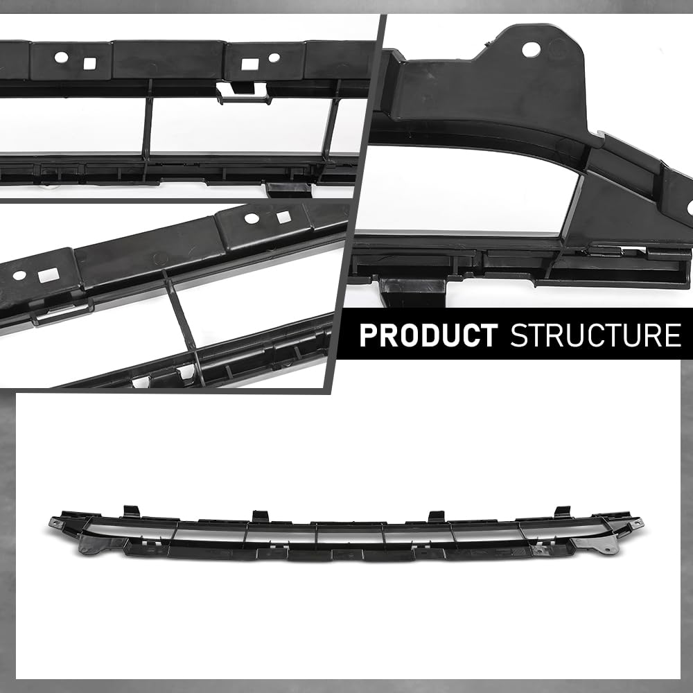 G-PLUS Front Bumper Cover Lower Center Grille Insert, Compatible with Audi Q5 2018-2020, Fit Model W/o SQ5 or S-Line Packages, AU1036119, 80A807647A9B9