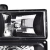 G-PLUS Headlights Assembly w/Bulb Fit GMC C10 truck 1994 1995 1996 1997 1998/Fit GMC Sierra Suburban Yukon 1994-1998 Clear Lens Black Housing Clear Reflector 5977460 Bumper Headlamps,faros delanteros