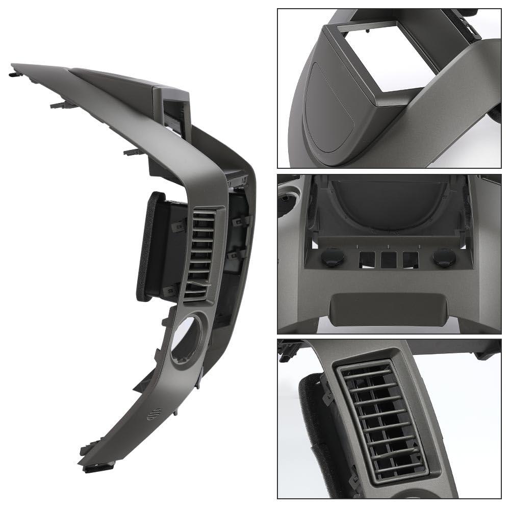 G-PLUS Dash Center Console Instrument Panel Lid Bezel Fit Nissan Armada SE LE SE Off-Road 2005-2006/ Pathfinder Armada SE LE 2004/ Titan SE LE XE 2004-2015 w/o Center Speaker, w/Cigarette Lighter