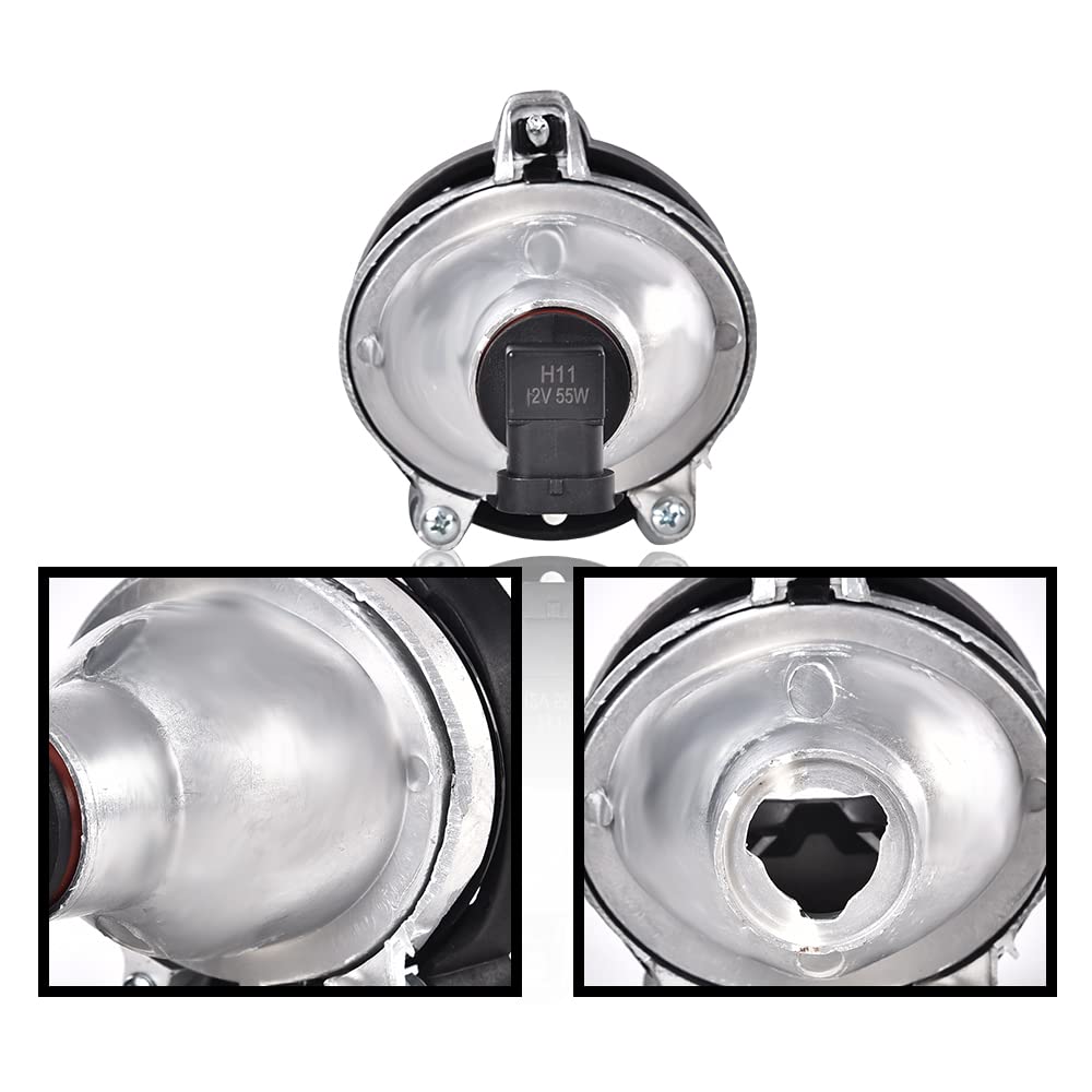 G-PLUS 2pcs Front Bumper Driving Projector Fog Light Lamps Compatible with 2016 2017 2018 Chevy Cruze Does NOT fit LT Manual or Diesel Manual Models left Right W/bezel+switch
