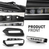 G-PLUS LED Fog Lights w/Wiring + Switch + Covers Set Compatible with Honda HRV HR-V Sport Utility 4-Door 2019-2022 71106T7AJ10,HO1038158,HO2603104 Black