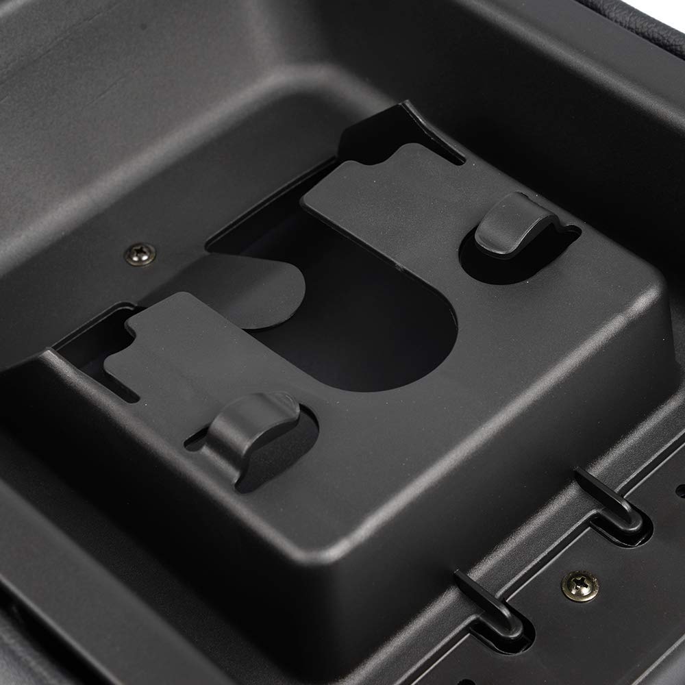 G-PLUS Leather Center Console Lid Cover Pad Fit Ford F150 2004-2008 Pickup Truck 5L3Z1506024AAC Only Fits Models with Floor Shift