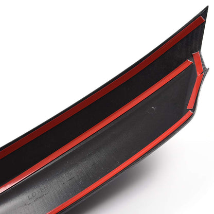 G-PLUS Carbon Fiber Front Bumper Lip Upper Grill Molding Trim Cover + 2Pcs Eyelid Cover Set, Compatible with Honda Accord 10th Gen Sedan 2018-2020, 3pcs