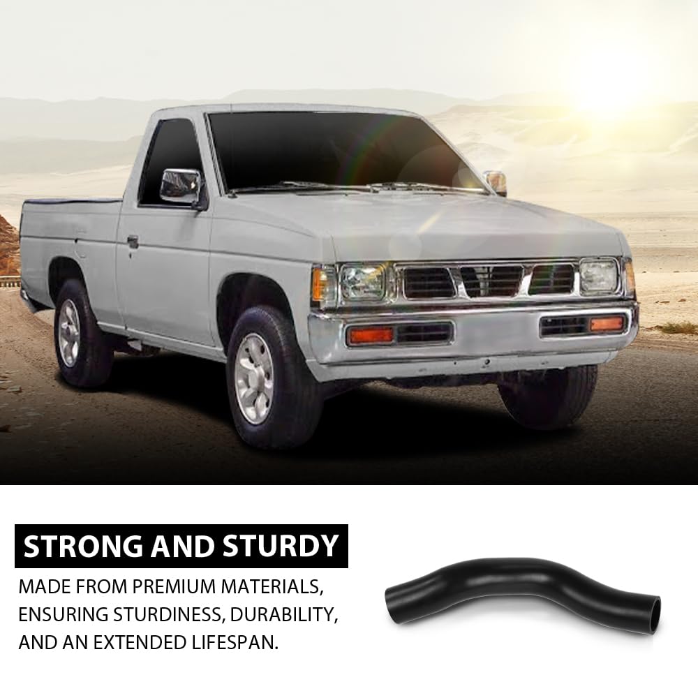 G-PLUS Fuel Hose Tank Filler Neck Tube Compatible with Nissan Hardbody Pickup D21 1986-1997 Black 1722801G01, 17228-01G01