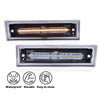 G-PLUS LED Smoke Lens Amber Front Side Marker Light Lamp Compatible with Chevy C10 C20 C30 GMC 1981-1991 GM2550115, GM2551107