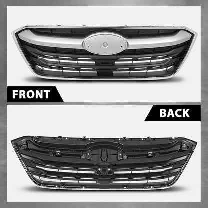 G-PLUS Front Bumper Grille Compatible with Subaru Outback 2020-2022 Chrome Trim Grill 91121AN08A, SU1200189