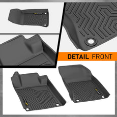 G-PLUS Floor Mats for Nissan Altima 2019-2025 TPE All Weather Floor Liners Black Additional Angle