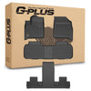 G-PLUS Floor Mats Fit for Chevy Traverse 2018-2024 7 Seats (2nd Row Bucket Seat) TPE All Weather Custom Fit Heavy Duty Floor Liners,1st & 2nd & 3rd Row Car Mats Black