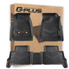 G-Plus Floor Mats Compatible with Chevy Colorado/GMC Canyon Crew Cab 2015-2022 Crew Cab All Weather Full Cover Protection TPE 3 Piece,Black