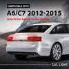 G-PLUS Inner LED Tail Lights Rear Brake Lamp Left+Right Compatible with Audi A6 C7 2012-2015,Only Fit for Saloon/Sedan Models 4GD945093, 4GD945094