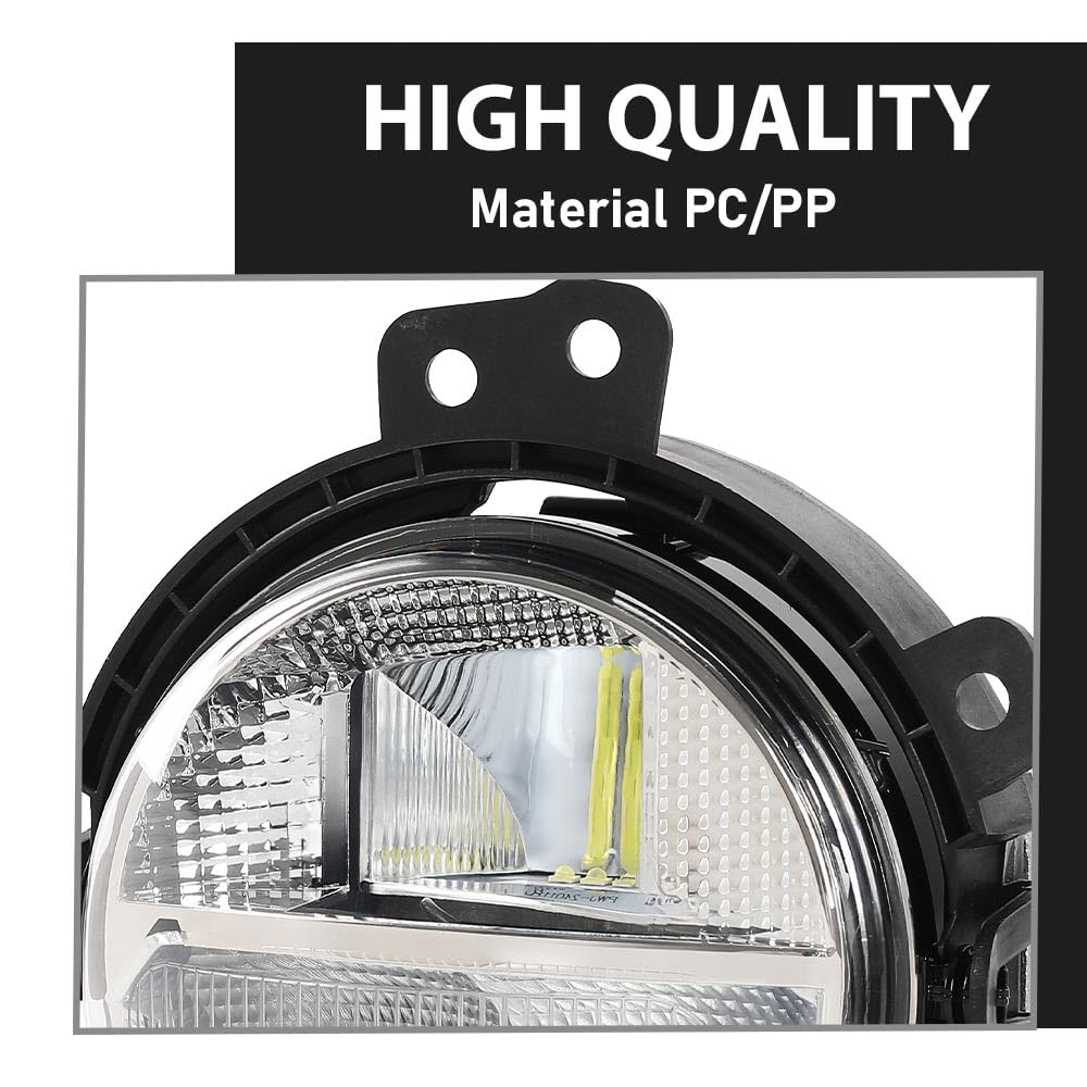 G-PLUS Bumper Fog Light Lamp Compatible with Mini Cooper F54 F55 F56 F57 2014-2021 Front Left