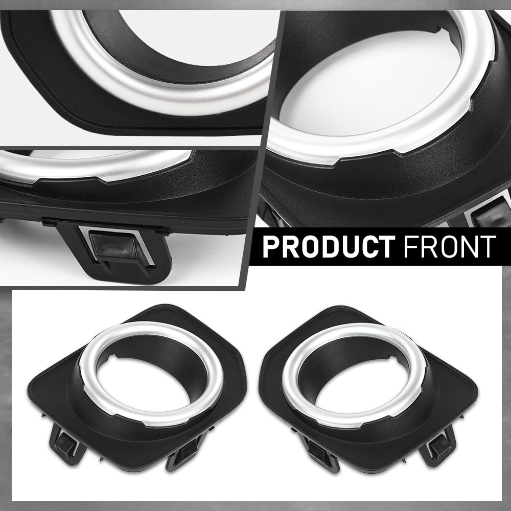 G-PLUS Fog Lamp Light Cover Bezel Compatible with LR4 2010-2016 2PCS ABS Plastic Trim